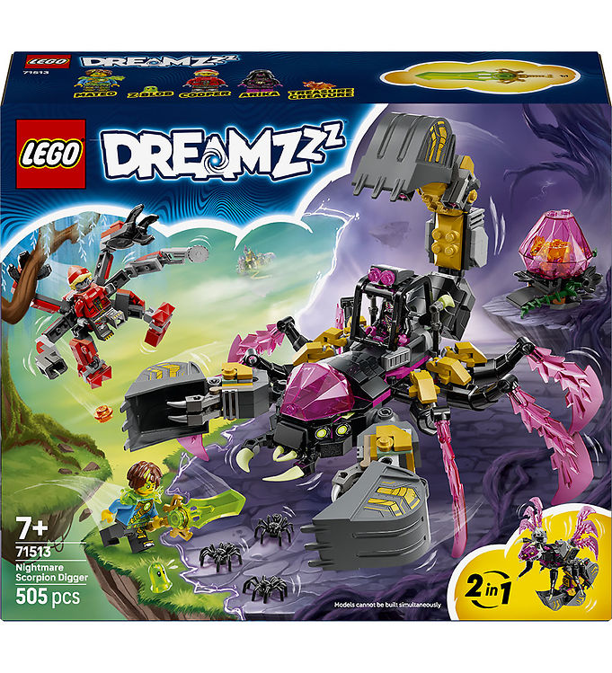 LEGO® DreamZzz - Mareridtsskorpion-Graver 71513 - 505 Dele