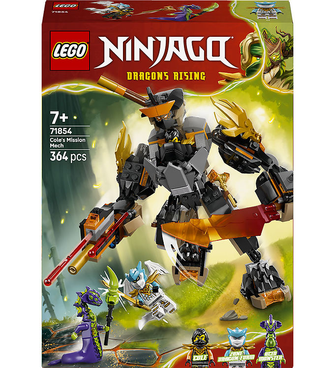 LEGO Ninjago - Coles Mission-merch Og Drage-Zane 71854 - 364 De