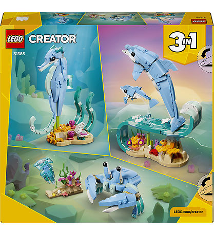 LEGO® Creator - Havdyr: Smukke Delfiner 31385 - 542 Dele