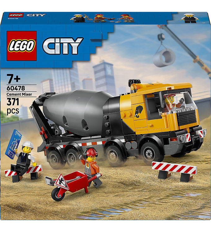 LEGO® City - Cementblander 60478 - 371 Dele