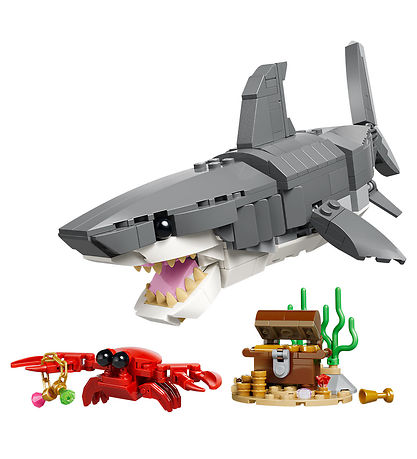 LEGO® Creator - Farlig Haj Med Skattekiste 31381 - 379 Dele