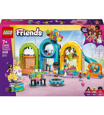 LEGO® Friends - Sjovt Indendørs Legeland 42686 - 668 Dele