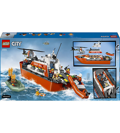 LEGO® City - Kystvagtens Redningsbåd Og Helikopter 60504 - 742 D