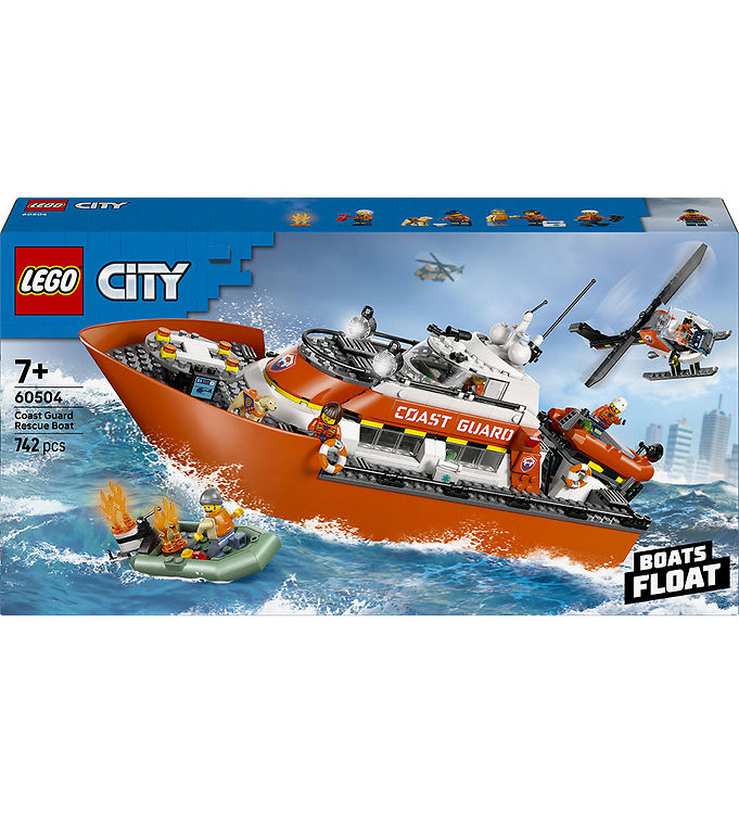 60504 LEGO City Kystvagtens redningsbåd og helikopter