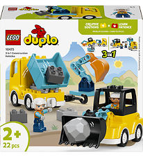 LEGO® Duplo - 3-i-1 Entreprenørmaskiner 10475 - 22 Dele