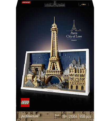 LEGO® Architecture - Paris - Kærlighedsbyen 21064 - 958 Dele
