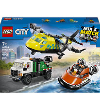 LEGO® City - Remix - Fly, Servicevogn Og Luftpudebåd 60505 - 990