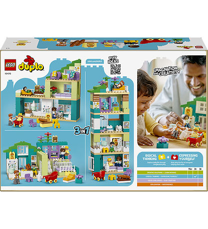LEGO® Duplo - Moderne Familiehus Med Figurer 10470 - 3-i-1 - 166