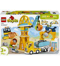 LEGO® Duplo - Byggeplads Med Køretøjer 10476 - 3-i-1 - 84 Dele