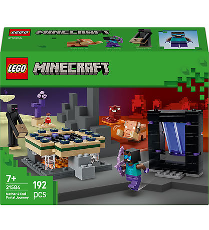 LEGO® Minecraft - Nether Og End Portalrejse 21584 - 192 Dele