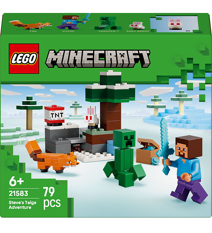 LEGO® Minecraft - Steves Tajga-eventyr 21583 - 79 Dele