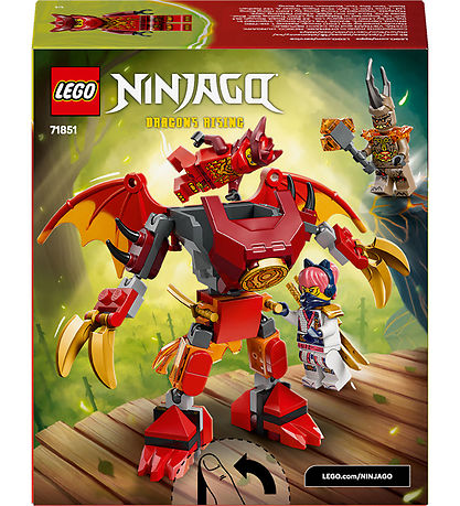 LEGO® Ninjago - Kais Drage-merch-kamppakke 71851 - 85 Dele