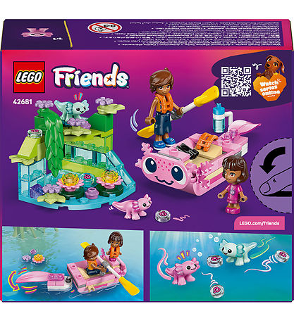 LEGO® Friends - Axolotl-eventyrbåd 42681 - 95 Dele