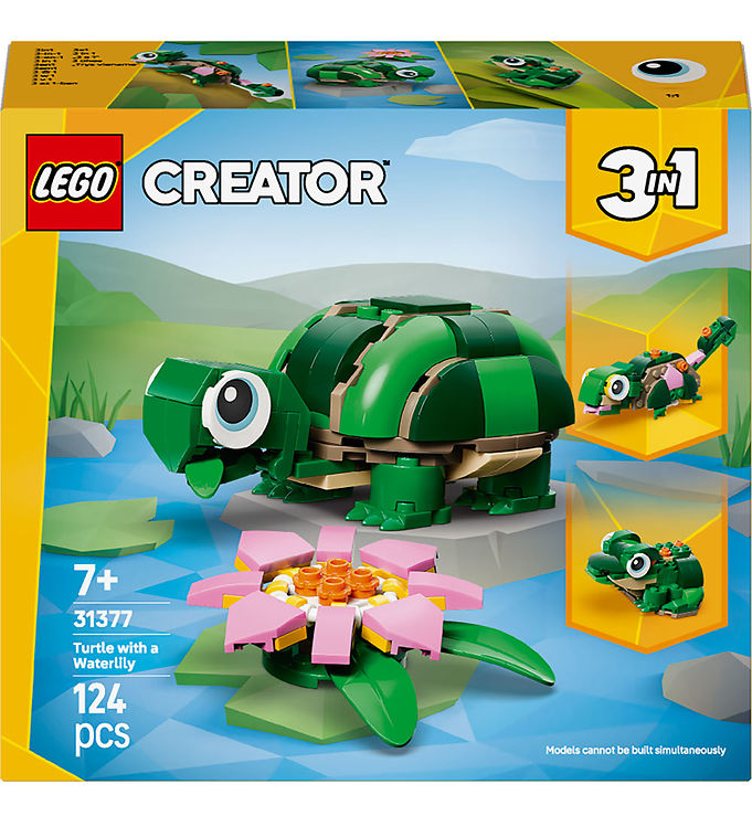 LEGO® Creator - Skildpadde Med Åkandeblomst 31377 - 3-i-1 - 124