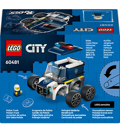 LEGO® City - Motorer Politibil 60481 - 71 Dele