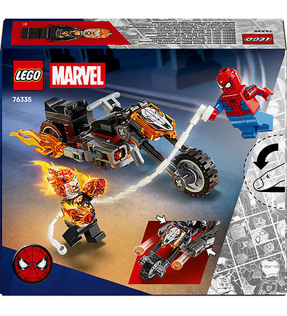LEGO® Marvel - Spider-man Mod Ghost Rider På Motorcykel 76335 - 