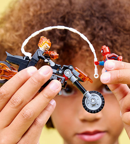 LEGO® Marvel - Spider-man Mod Ghost Rider På Motorcykel 76335 - 