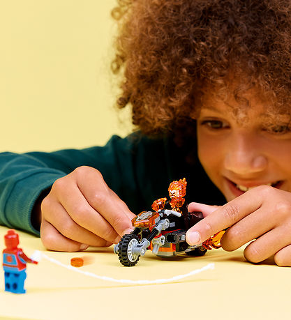 LEGO® Marvel - Spider-man Mod Ghost Rider På Motorcykel 76335 - 