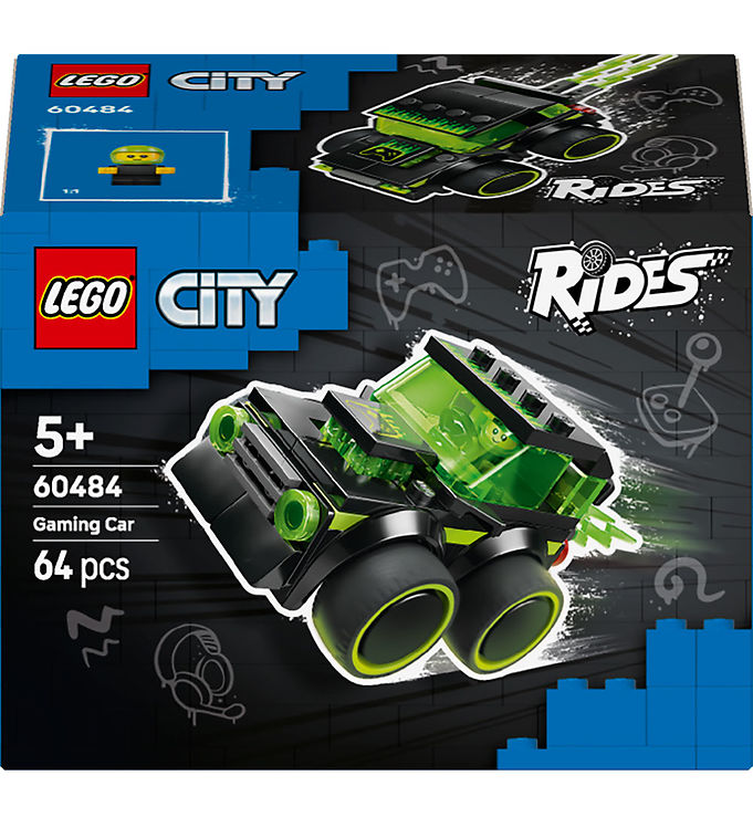 LEGO® City - Motorer - Gaming-racerbil 60484 - 64 Dele