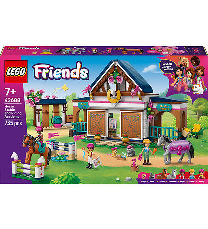 LEGO® Friends - Hestestald Og Rideskole 42688 - 735 Dele