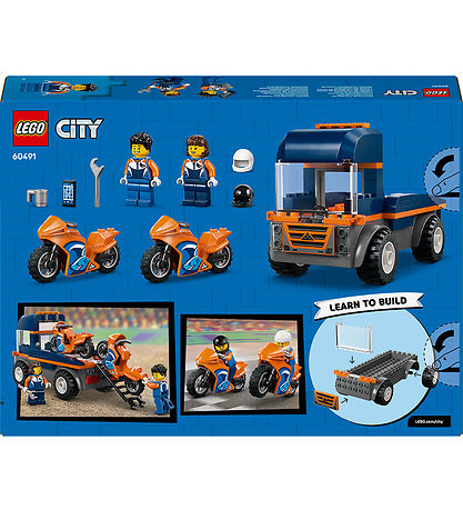 LEGO® City - Motorcykel-transporter 60491 - 88 Dele
