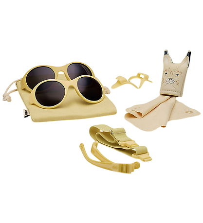 Mokki Solbriller - Click & Change - Gul