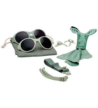 Mokki Solbriller - Click & Change - Grøn