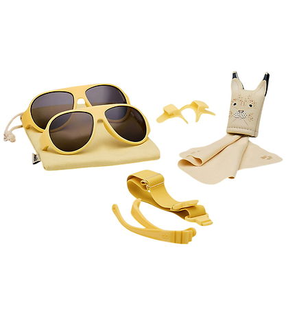 Mokki Solbriller - Click & Change - Gul