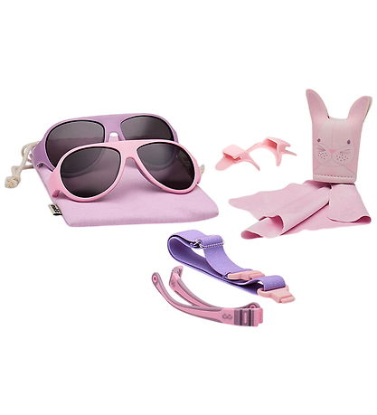 Mokki Solbriller - Click & Change - Pink