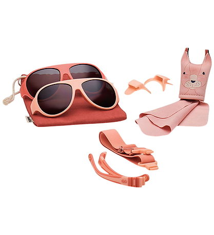 Mokki Solbriller - Click & Change - Peach