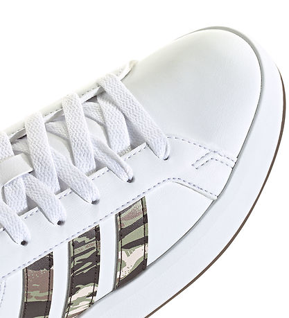 adidas Performance Sko - Grand Court 3.0 - Cloud White/Tent Gree