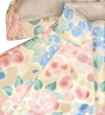 Konges Sløjd Regntøj m. Seler - PU - Rainy Palme - Bloomiegrape