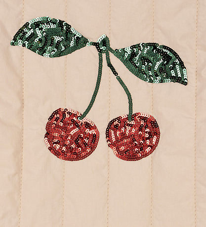 Konges Sløjd Termojakke - Juna - Smoke Gray m. Kirsebær