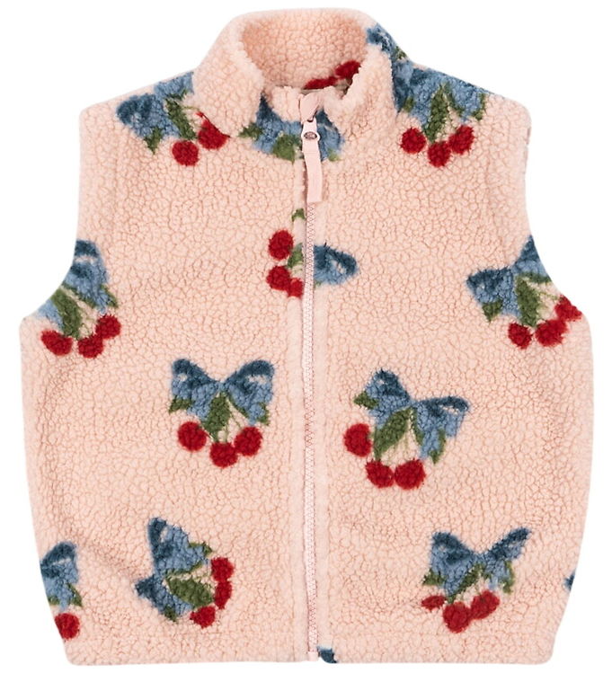Konges Sløjd Fleecevest - Jody - Amarena Rose