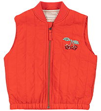 Konges Sløjd Termovest - Juno - Fiery Red m. Kirsebær