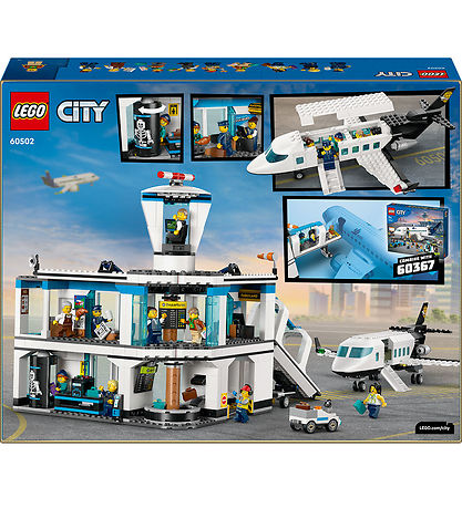 LEGO® City - Lufthavn Med Fly 60502 - 887 Dele