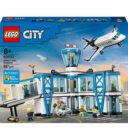 LEGO® City - Lufthavn Med Fly 60502 - 887 Dele