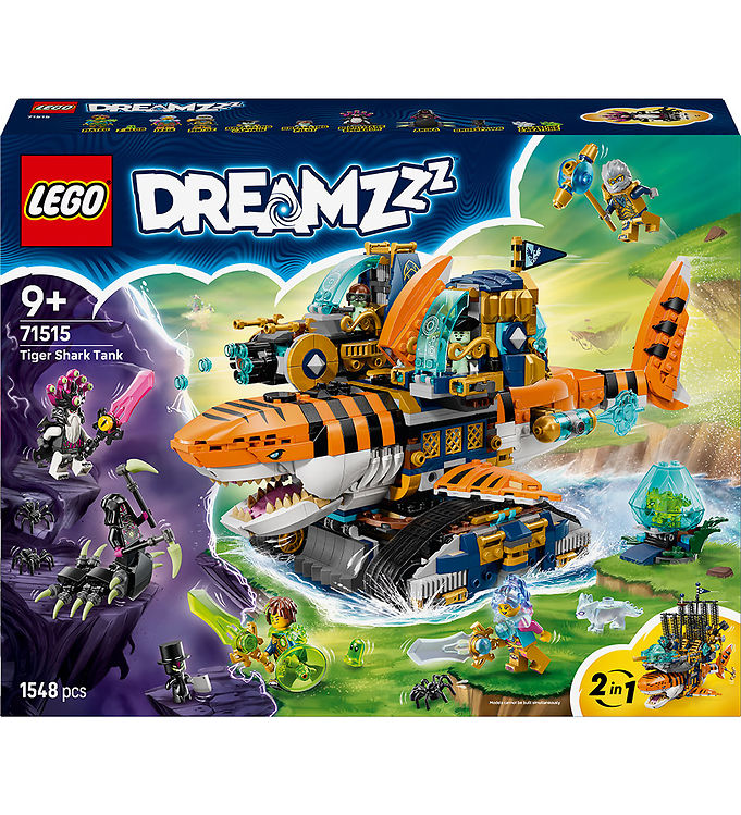 LEGO® DREAMZzz - Tigerhaj-kampvogn 71515 - 1548 Dele
