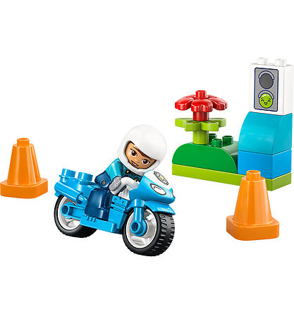 LEGO® Duplo - Blå Politimotorcykel 10471 - 11 Dele