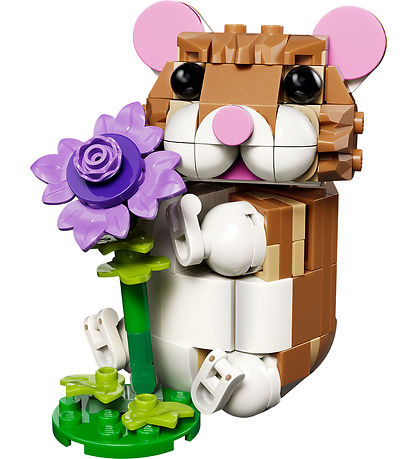 LEGO® Creator - Sød Hamster Med Blomst 31376 - 3-i-1 - 166 Dele
