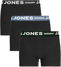 Jack & Jones Boxershorts - 3-pak - Noos - Sense - Black