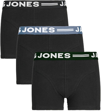 Jack & Jones Boxershorts - 3-pak - Noos - Sense - Black