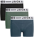 Jack & Jones Boxershorts - 3-pak - Noos - Sense - Mineral Blue/ 