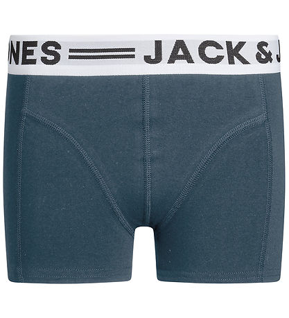 Jack & Jones Boxershorts - 3-pak - Noos - Sense - Mineral Blue/ 