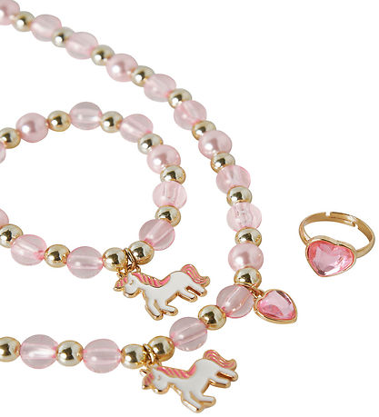 Name It Smykkesæt - Halskæde/Armbånd/Ring - NmfTibia - Pirouette