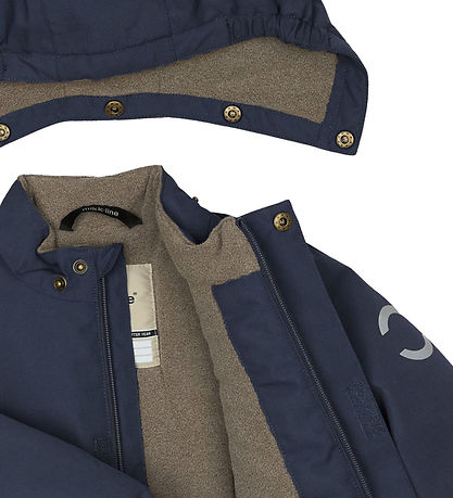 Mikk-Line Vinterjakke - Solid - Blue Nights