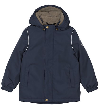 Mikk-Line Vinterjakke - Solid - Blue Nights