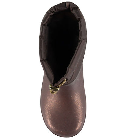 Mikk-Line Gummistøvler m. For - Glitter - French Toast