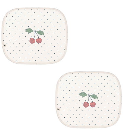 Konges Sløjd Solskærme Til Bil - 2-pak - Navy Dot