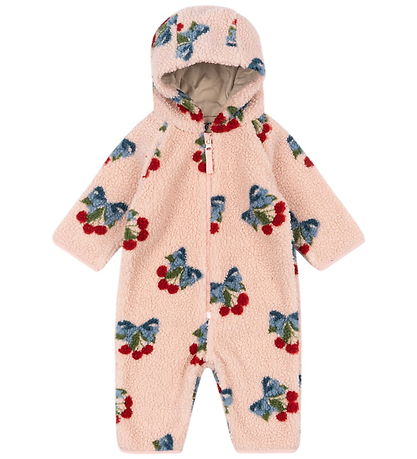 Konges Sløjd Fleecedragt - Teddy - Amarena Rose